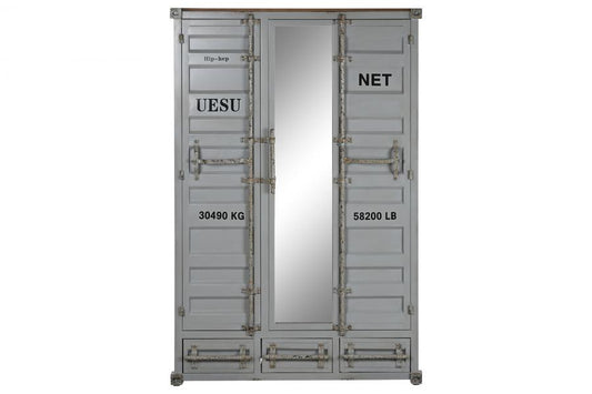 ARMARIO METAL 112X46X174 CONTAINER GRIS