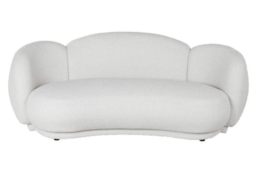 SOFA POLIESTER 195X103X74 NUBE BLANCO