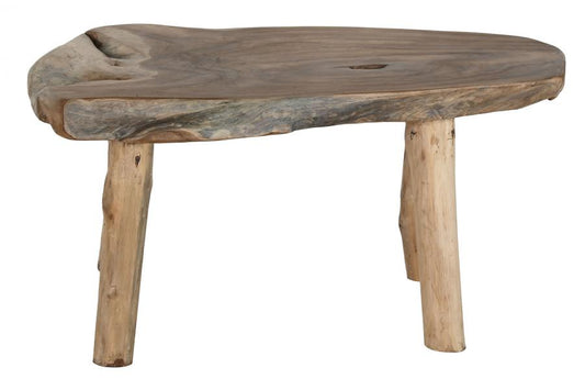MESA CENTRO RAIZ DE TECA 120X70X50 PIEZA UNICA SUR