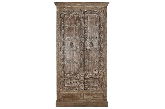 ARMARIO TECA 122X51X216 PIEZA UNICA NATURAL