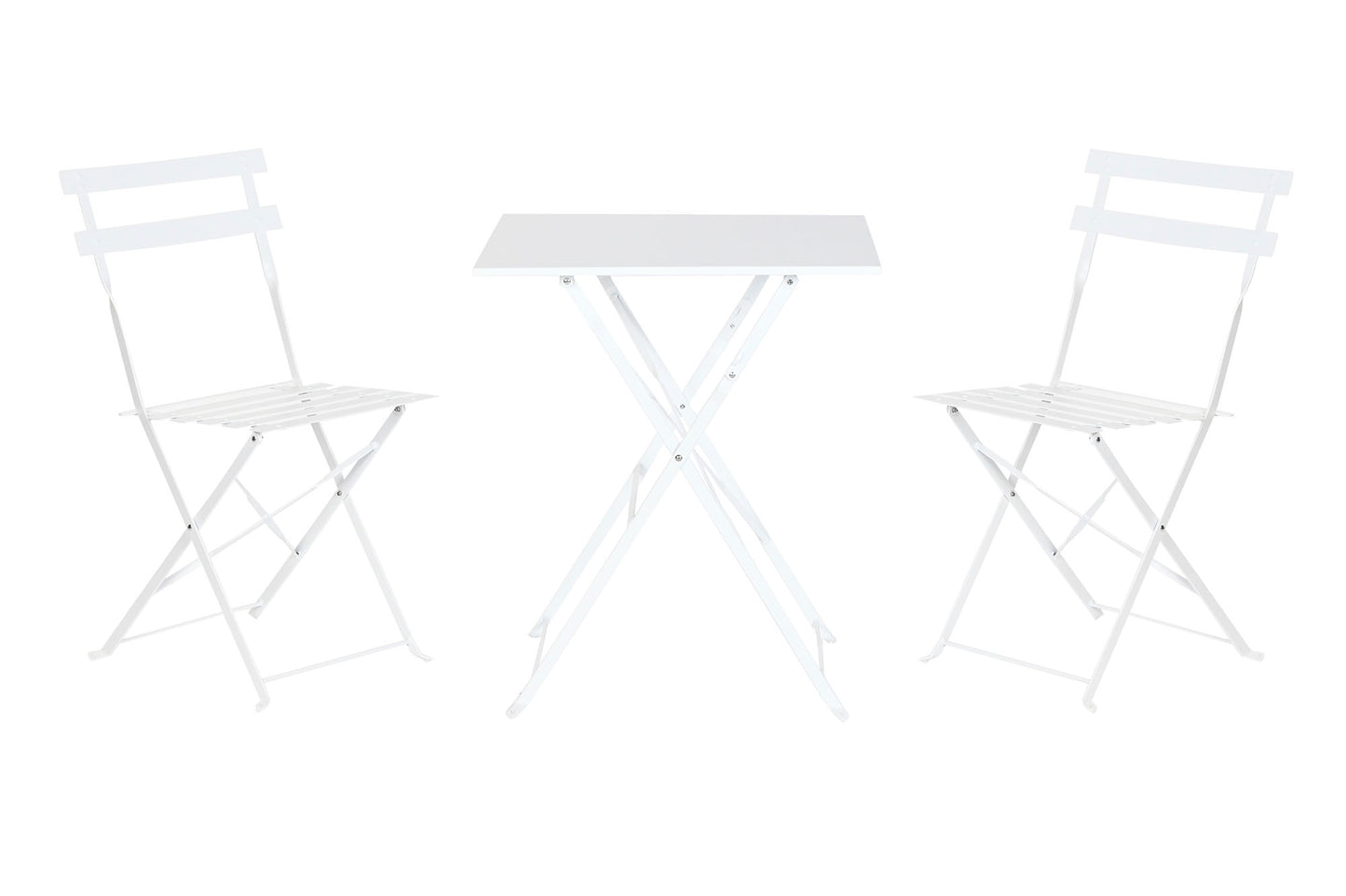 MESA SET 3 METAL 60X60X71 BLANCO