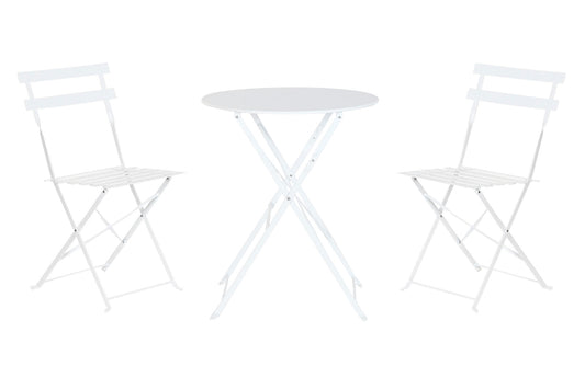 MESA SET 3 METAL 60X60X71 BLANCO