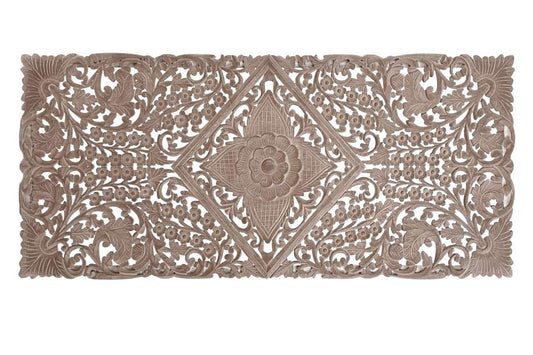 CABECERO CAMA MDF 180X3X80 MANDALA DECAPE NATURAL