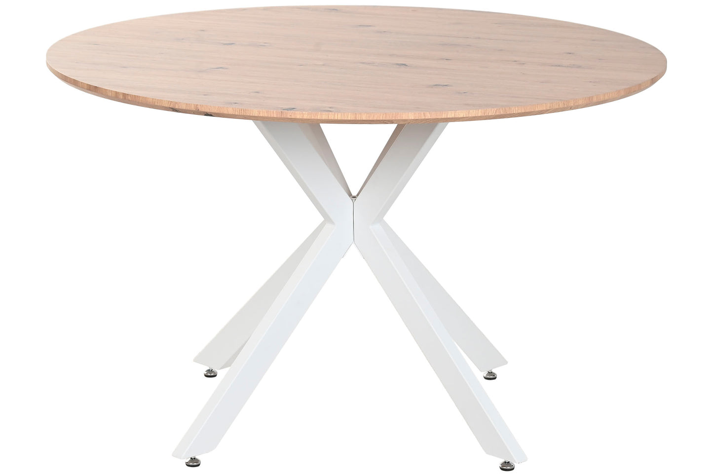 MESA COMEDOR MDF HIERRO 120X120X75 3CM. GROSOR