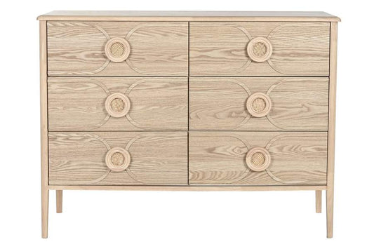 COMODA ABETO MDF 120X40X90 NATURAL