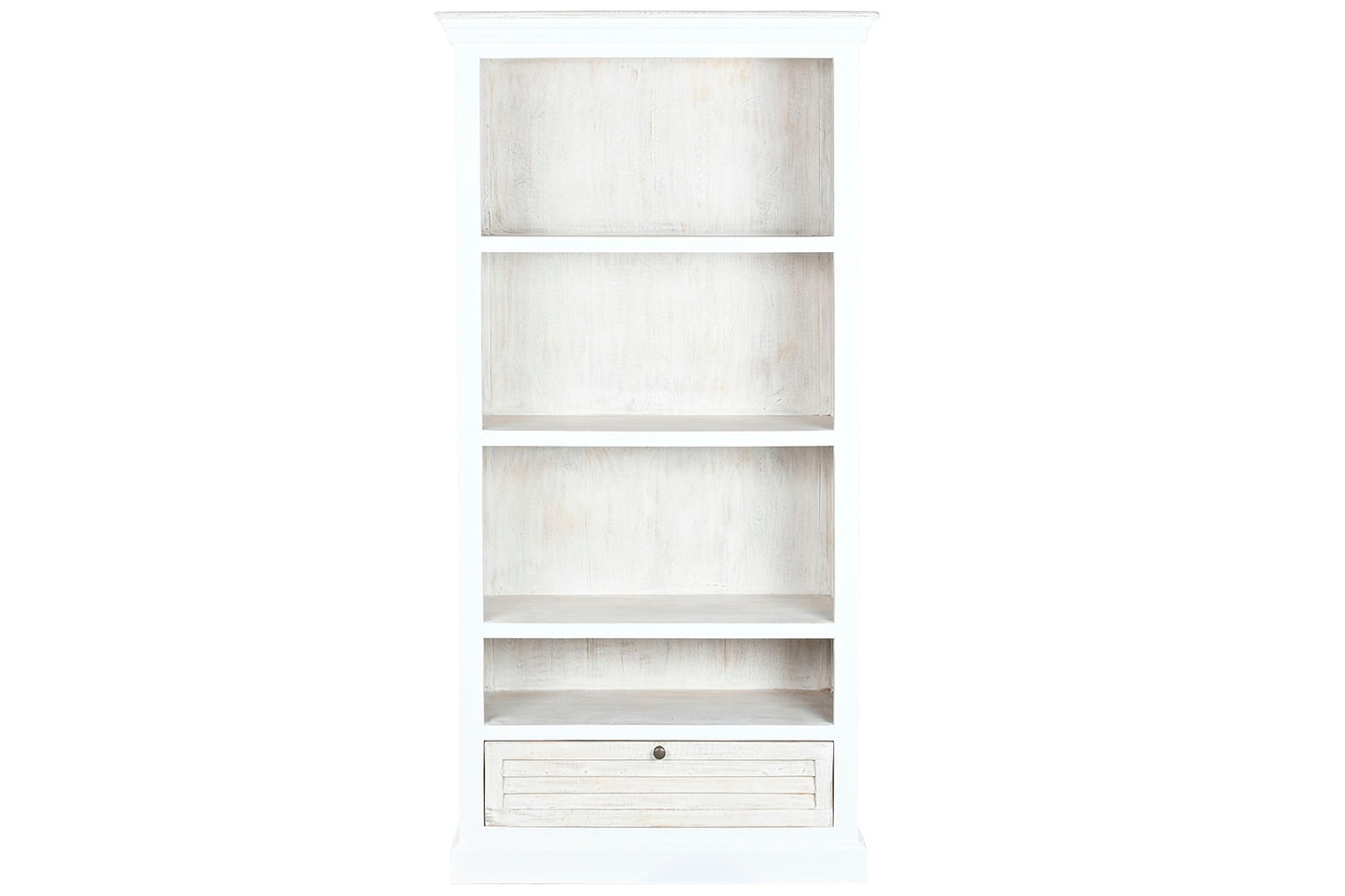 ESTANTERIA MANGO 90X40X180 DESGASTADO BLANCO