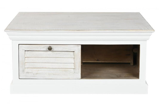 MESA CENTRO MANGO 90X90X40 BLANCO