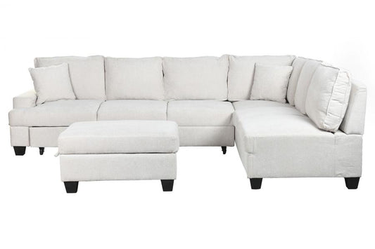 SOFA CAMA POLIESTER 285X260X90 BEIGE