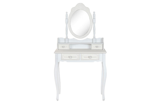 TOCADOR MDF ESPEJO 75X42X140 BLANCO