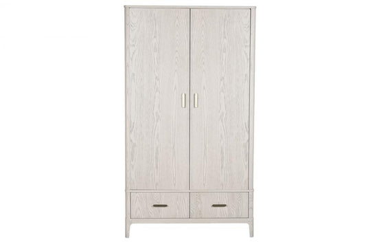 ARMARIO METAL MDF 110X60X195 ROPERO GRIS CLARO