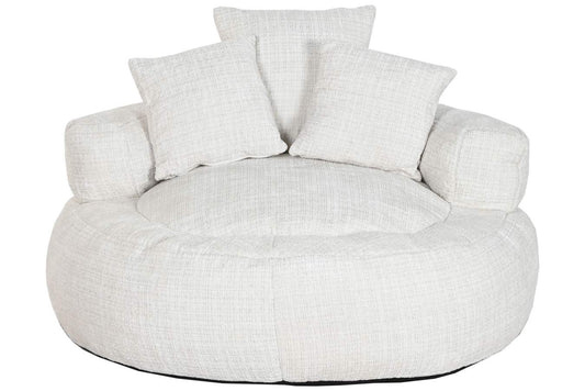 SILLON POLIESTER 94X94X50 BLANCO