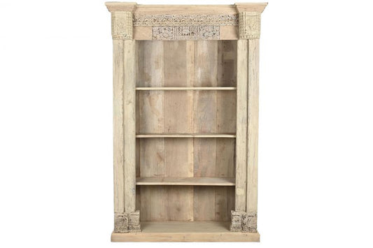 ESTANTERIA TECA 150X60X210 TALLAS ANTIGUAS NATURAL
