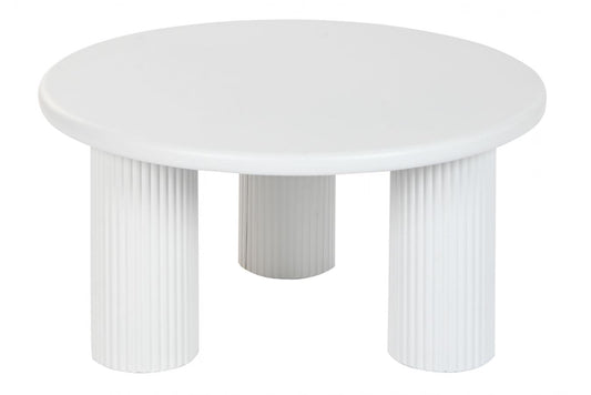 MESITA AUXILIAR METAL 75X75X40 BLANCO