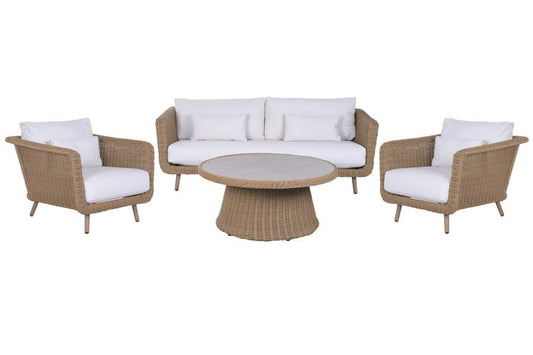 SOFA SET 4 ALUMINIO 188X89X65 DESEMFUNDABLE