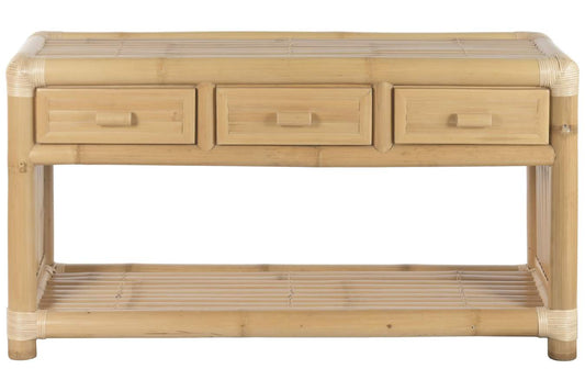 CONSOLA BAMBU RATAN 140X52X75 NATURAL