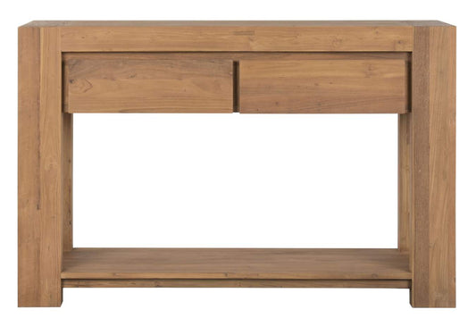 CONSOLA TECA RECICLADA 120X40X78 MARRON