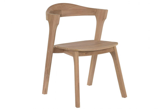 SILLA TECA 53X60X79 MARRON