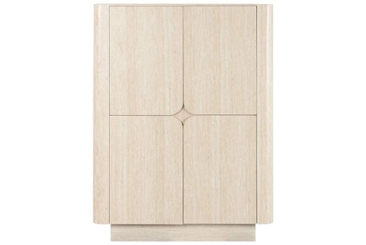 ARMARIO MADERA SIMIL 100X40X134 TRAVERTINO BEIGE