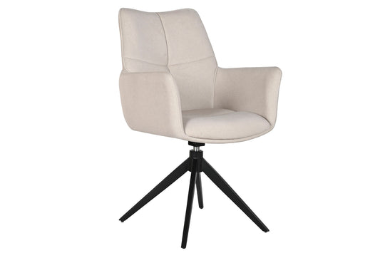 SILLA METAL POLIESTER 58X46X92 BEIGE
