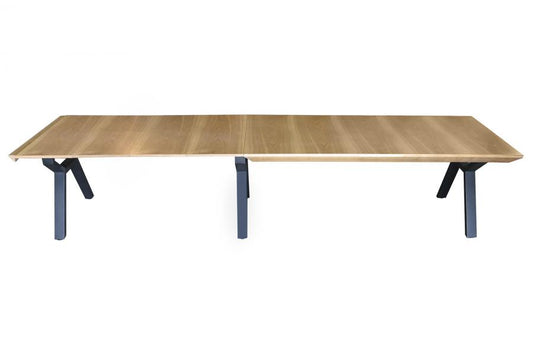 MESA COMEDOR METAL MDF 200X100X75 360 EXTENSIBLE