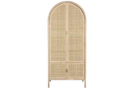 ARMARIO ABETO RATAN 79X58X180 NATURAL
