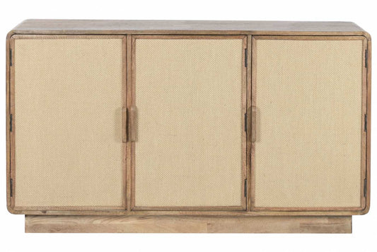 APARADOR MANGO YUTE 140X40X80 3 PUERTAS NATURAL