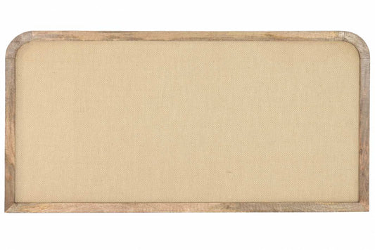 CABECERO CAMA MANGO YUTE 160X3X80 NATURAL MARRON