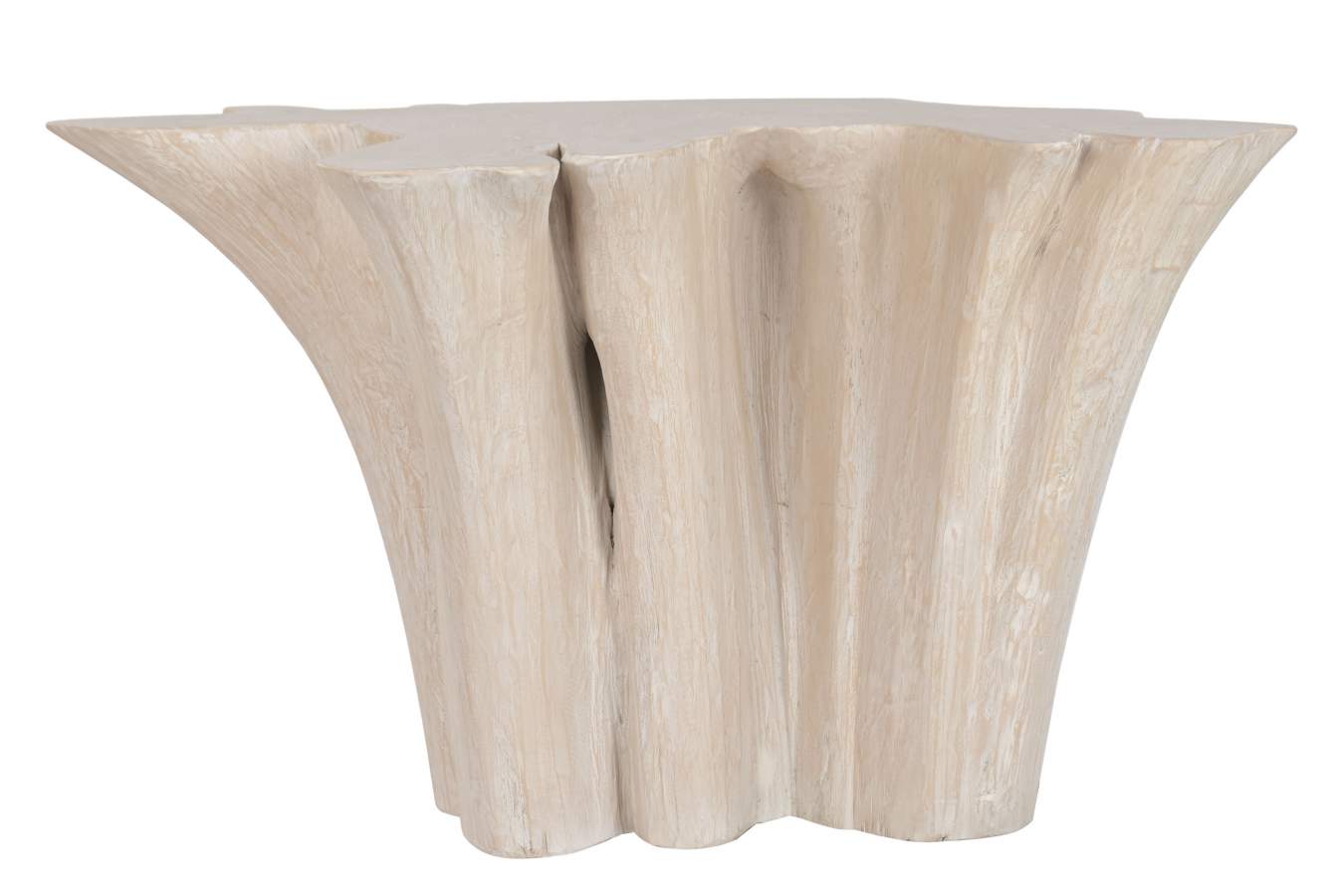 CONSOLA RAIZ DE TECA 120X40X77 DECAPE BLANCO