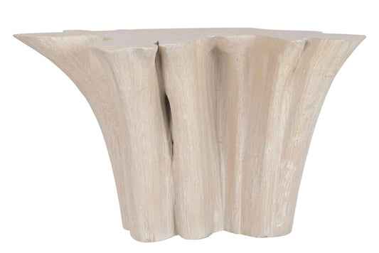 CONSOLA RAIZ DE TECA 120X40X77 DECAPE BLANCO