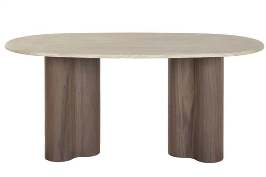 MESA COMEDOR MDF GRANITO 180X90X75 MARRON