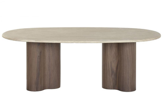MESA CENTRO MDF GRANITO 130X70X45 MARRON