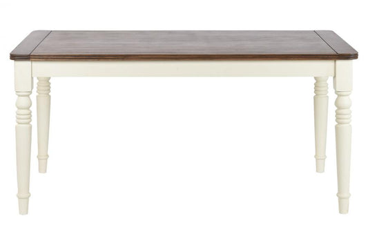 MESA COMEDOR MANGO MDF 160X90X76 CREMA