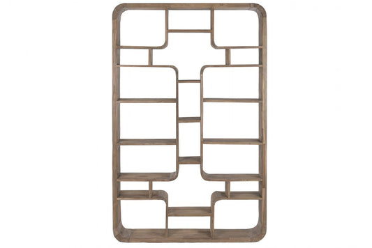 ESTANTERIA TECA RECICLADA 140X30X220 NATURAL