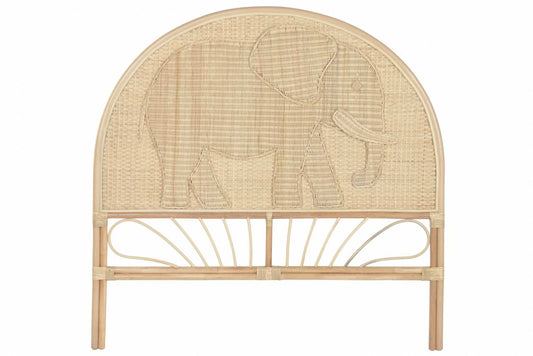 CABECERO CAMA RATAN 153X4X149 ELEFANTE NATURAL