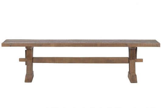BANCO MADERA RECICLADA 180X38X45 NATURAL