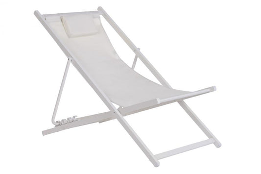 HAMACA ACERO POLIESTER 61X103X96 CON COJIN CREMA