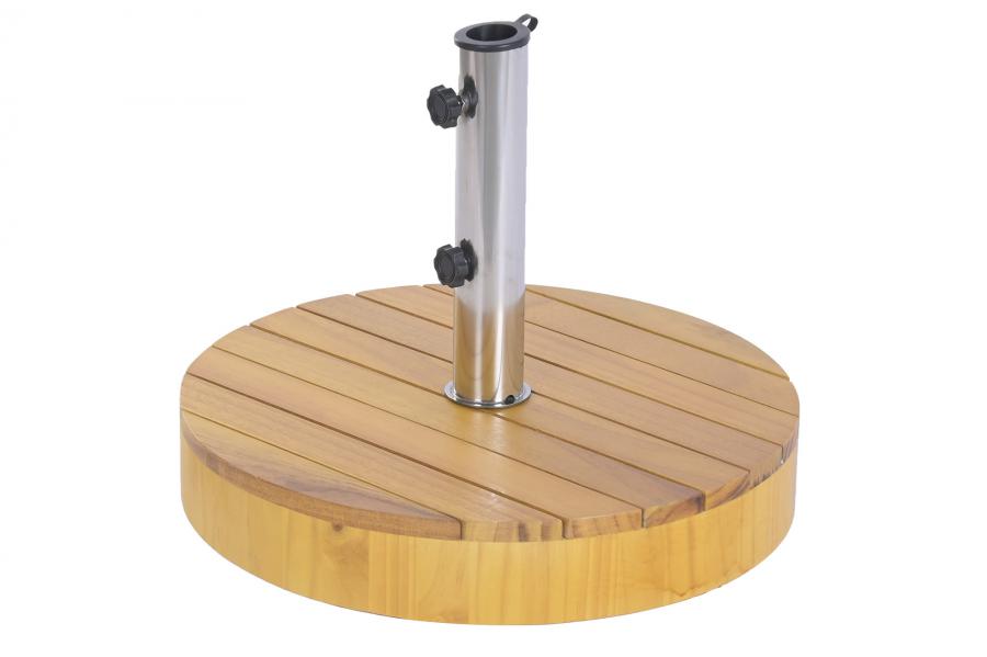 BASE PARASOL EUCALIPTO 50X50X45 32 KG. AJUSTABLE 3