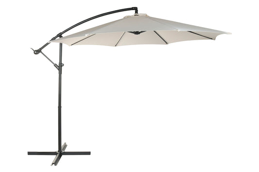 PARASOL ACERO 300X350X250 UV 50+ GIRATORIO 360