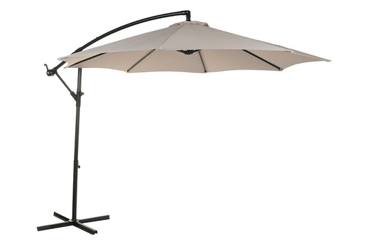 PARASOL ACERO 300X350X250 UV 50+ GIRATORIO 360
