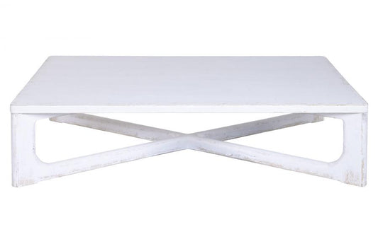 MESA CENTRO OLMO MACIZO 170X109X41 BLANCO