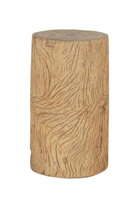 PEDESTAL MADERA RECICLADA 33X33X66