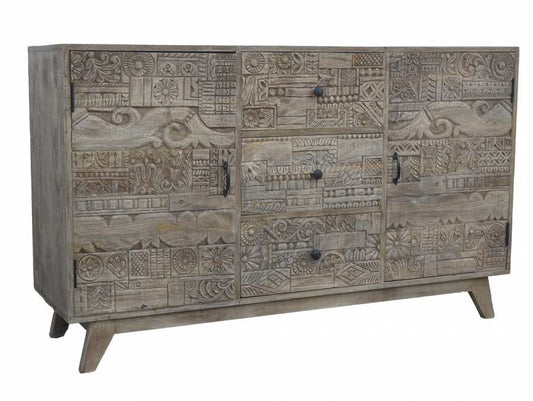 BUFFET MANGO 150X45X91 TALLADO