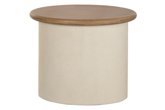 MESITA AUXILIAR MDF ABETO 60X40X50 CREMA