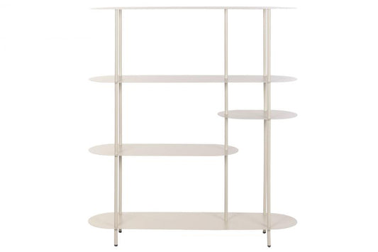 APARADOR HIERRO 118X30X140 KD CREMA