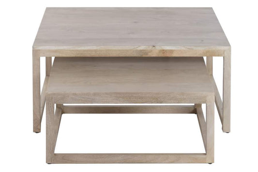 MESA CENTRO SET 2 MANGO 90X90X41
