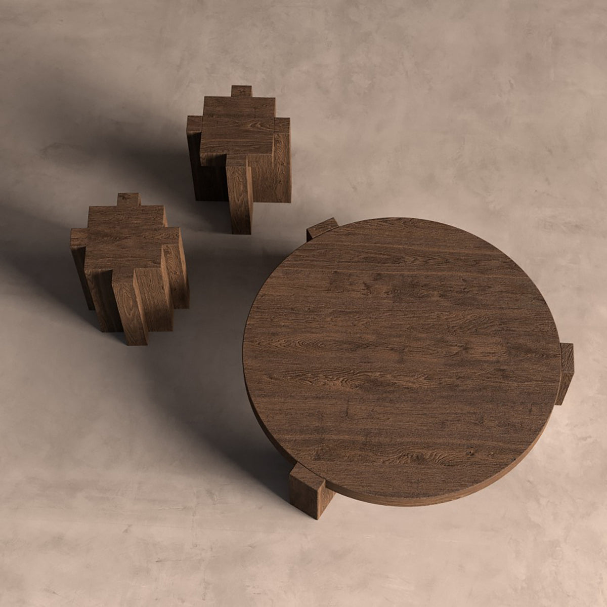 MESA DE CENTRO BRUTALIST
