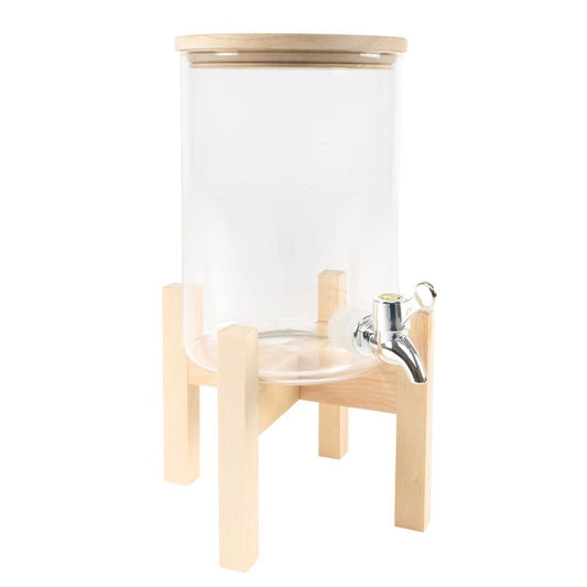 DISPENSADOR DE AGUA 3L BASE MADERA