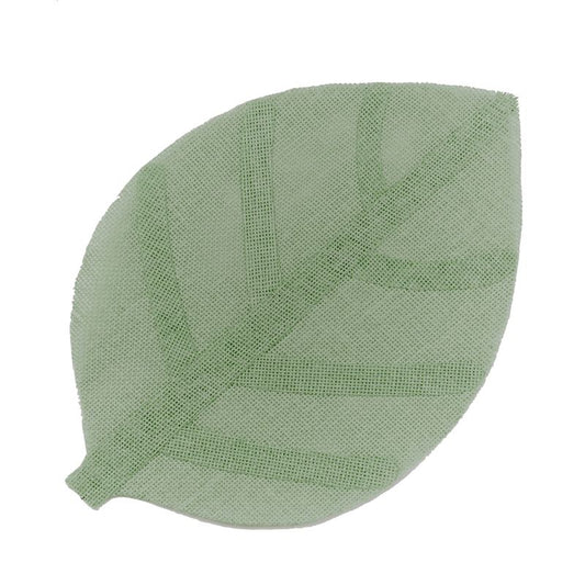 INDIVIDUAL FORMA HOJA VERDE