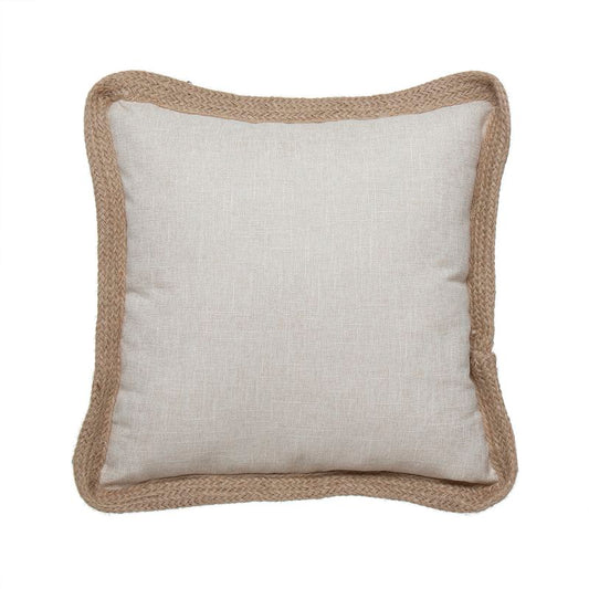 COJIN 42X42 BORDE YUTE NATURAL