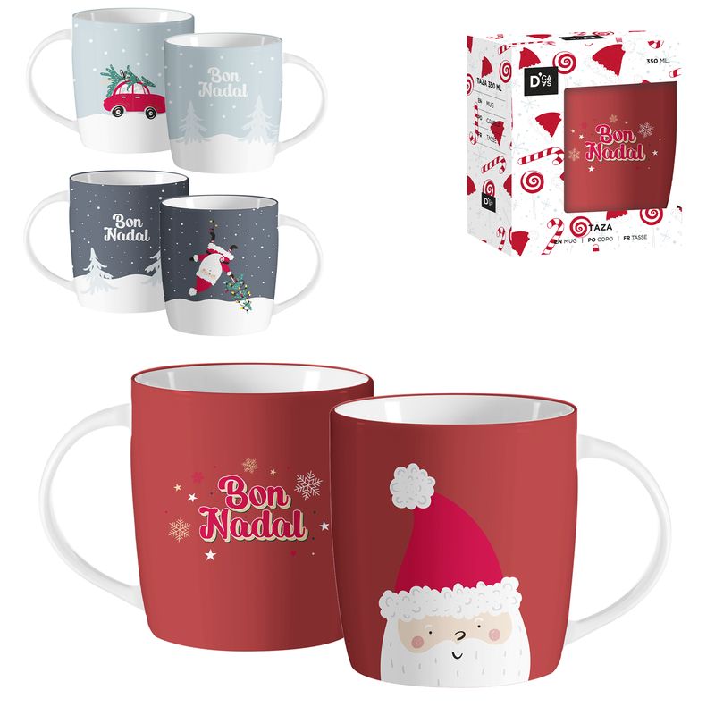 JUEGO 3 MUG 350ML BON NADAL